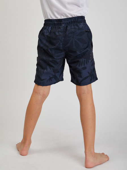 Sam 73 Dunkelblaue gemusterte Badehose für Jungen SAM73 Sanjeev