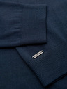 Ombre Clothing Herren Strickpullover mit strukturierten Tupfen - dunkelblau Ombre Clothing