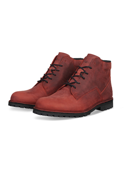 Vasky Herren Lederstiefeletten rot - Herbst/Winterstiefel, Schuhe Vasky Hillside Waterproof