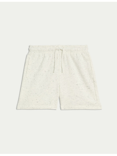 Marks & Spencer Woven Shorts with High Cotton Content (2-8 years) Marks & Spencer cream