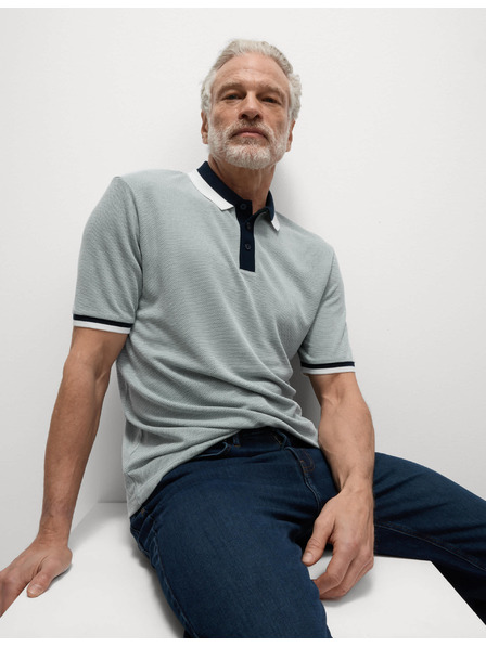 Marks & Spencer Fine polo shirt Marks & Spencer navy blue