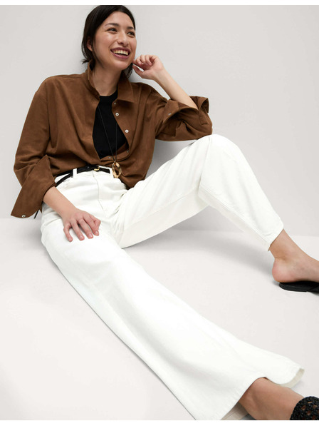 Marks & Spencer Elegant wide-leg high-waist jeans Marks & Spencer
