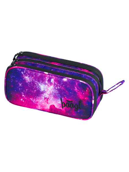 BAAGL  Schüler-Federmäppchen Baagl Galaxy violett