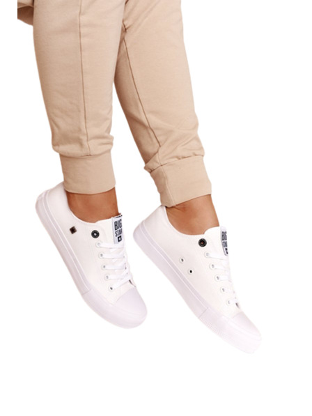 BIG STAR SHOES Damen Big Star Classic Turnschuhe - Weiß