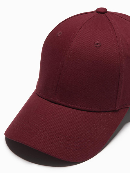Ombre Clothing Herrenmütze einfarbig burgunderfarben Ombre Clothing