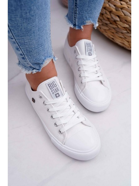 BIG STAR SHOES Damen Big Star Classic Turnschuhe - Weiß