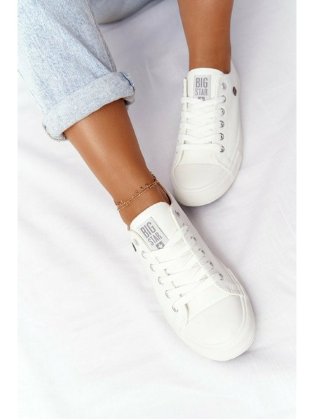 BIG STAR SHOES Damen Big Star Classic Turnschuhe - Weiß