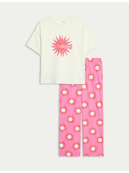 Marks & Spencer Gemustertes Pyjama aus reiner Baumwolle von Marks & Spencer