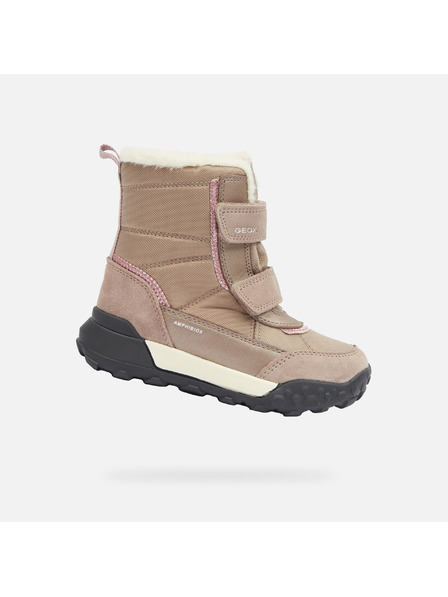 Geox Beige Mädchen Winter-Schuhe Geox Trekkyup B Ab