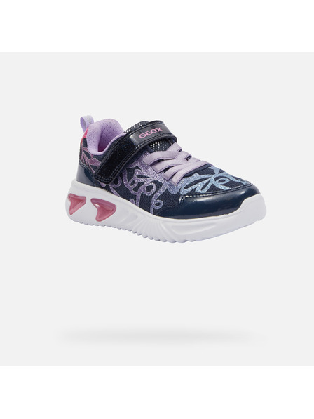 Geox Navy Blue Geox Assister Girls Sneakers