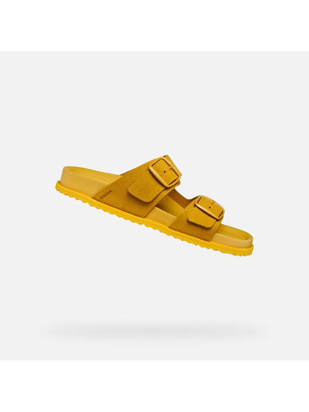 Geox Gelbe Damen-Hausschuhe Geox Sandybett
