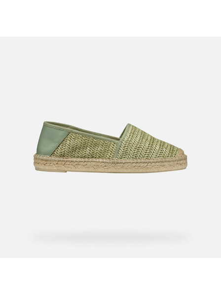 Geox Hellgrüne Damen-Espadrilles Geox Lampedusa