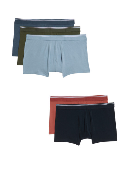 Marks & Spencer Boxer shorts with high cotton content and Cool & Fresh™ technology, 5 pack Marks & Spencer multicolor