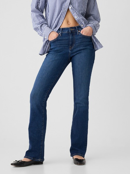 GAP Damen Mid Rise Baby Boot Jeans GAP