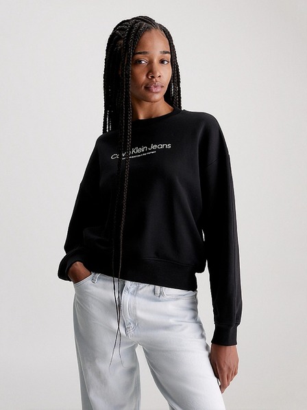 Calvin Klein Damen Schwarzer Pullover Calvin Klein