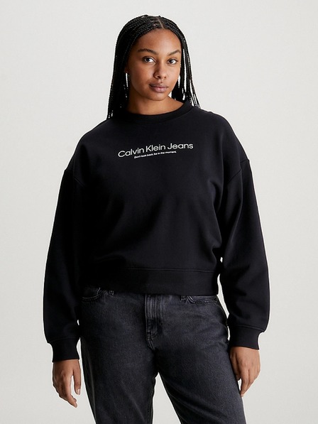 Calvin Klein Damen Schwarzer Pullover Calvin Klein