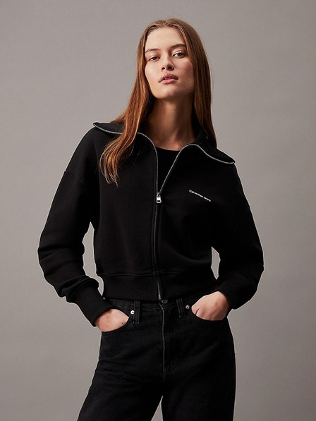 Calvin Klein Damen Schwarzer Pullover Calvin Klein