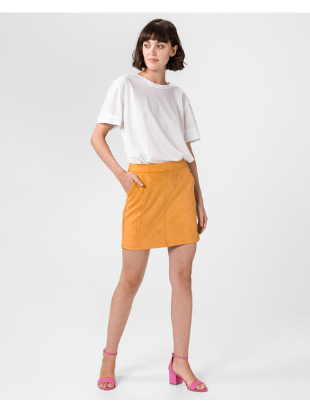 Vero Moda Gelber kurzer Rock Vero Moda Donnadina